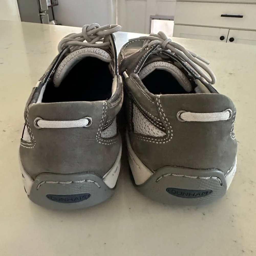 Dunham Charcoal Leather Men's Shoes size 10
